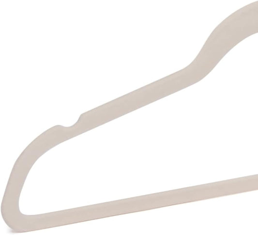 50-Pack Multi-Purpose Clothes Hangers – 360° Swivel Hook, Notched Shoulders, Space-Saving Durable Wardrobe Organizer