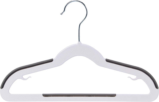 30-Pack Multipurpose Non-Slip Clothes Hangers – Essential Closet Organizer, Adult & Kids Friendly (Height: 8.4in/21cm)