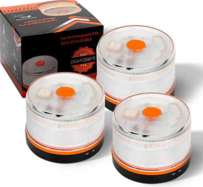 ⭐ÚLTIMAS 3 HORAS: 70% DE DESCUENTO⭐Luz de Emergencia V16 DGT 3.0 – Aprobada 2026, Magnética IP54 – Cumple con la Normativa 2026