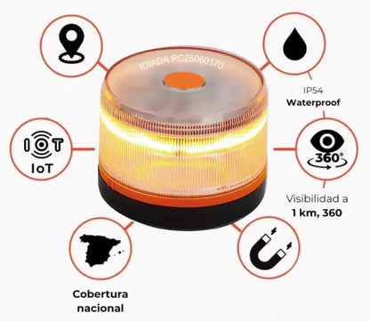 ⭐ÚLTIMAS 3 HORAS: 70% DE DESCUENTO⭐Luz de Emergencia V16 DGT 3.0 – Aprobada 2026, Magnética IP54 – Cumple con la Normativa 2026