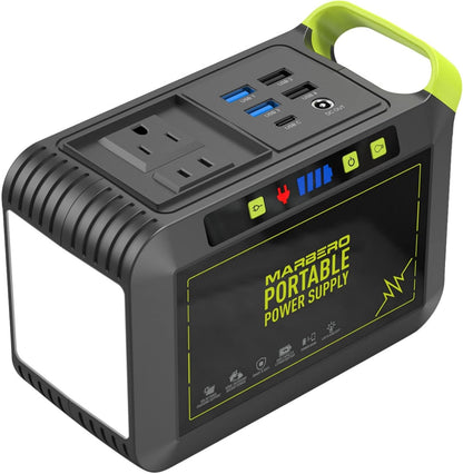 💥Only $39.9 Last Day Promotion!-Portable Power Station 88Wh Camping Lithium Battery Solar Generator