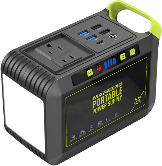💥Only $39.9 Last Day Promotion!-Portable Power Station 88Wh Camping Lithium Battery Solar Generator