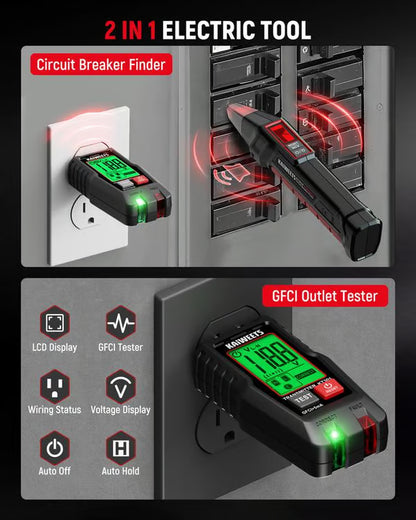 💥Only $40.9 Last Day Promotion!-AC Circuit Breaker Finder Tool with Alert LCD Display