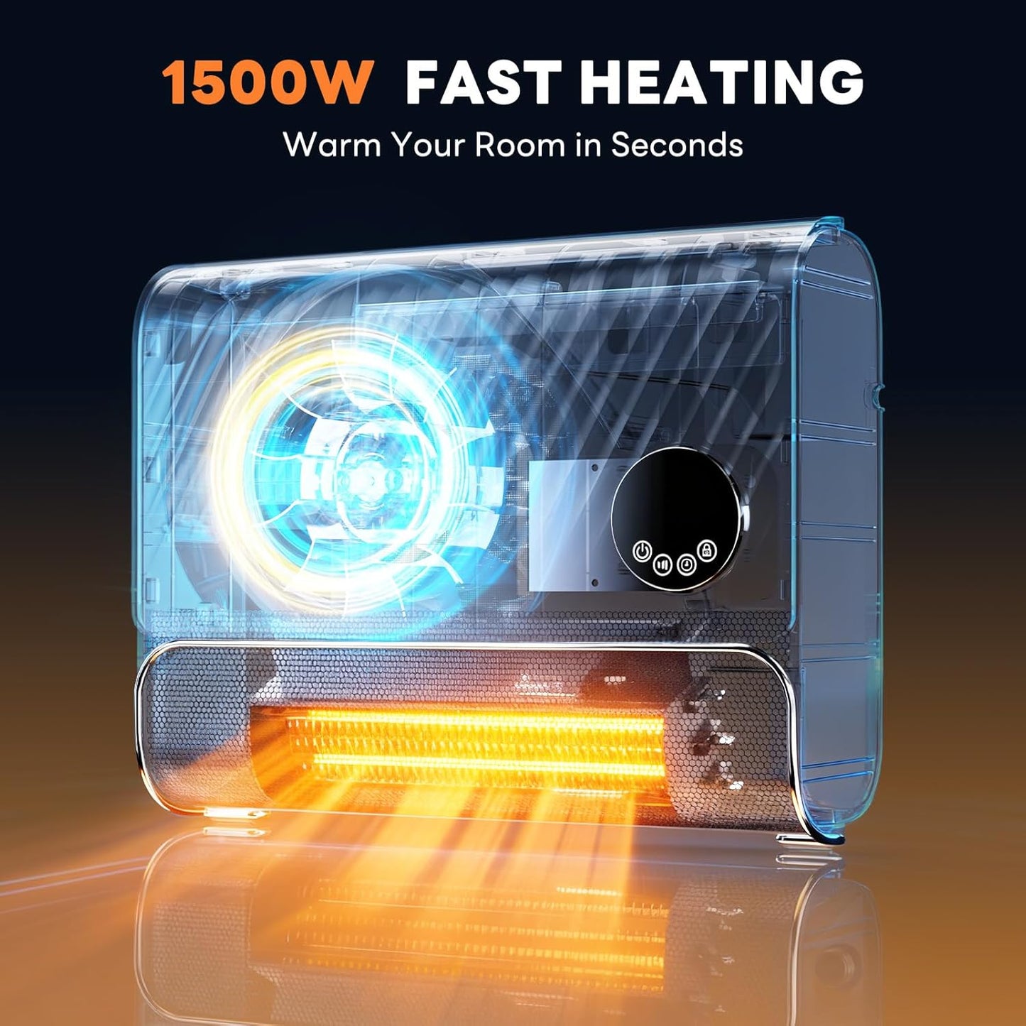 💥Only $40.99 Last Day Promotion!-Smart Wall Heater