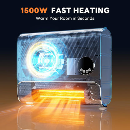 💥Only $40.99 Last Day Promotion!-Smart Wall Heater
