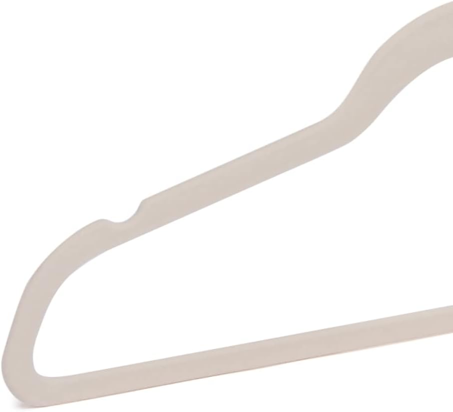 50-Pack Multi-Purpose Clothes Hangers – 360° Swivel Hook, Notched Shoulders, Space-Saving Durable Wardrobe Organizer