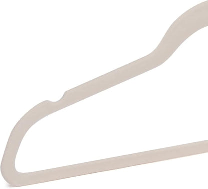 50-Pack Multi-Purpose Clothes Hangers – 360° Swivel Hook, Notched Shoulders, Space-Saving Durable Wardrobe Organizer