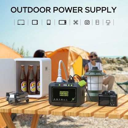 💥Only $39.9 Last Day Promotion!-Portable Power Station 88Wh Camping Lithium Battery Solar Generator