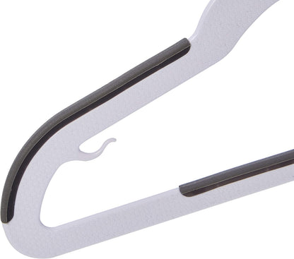 30-Pack Multipurpose Non-Slip Clothes Hangers – Essential Closet Organizer, Adult & Kids Friendly (Height: 8.4in/21cm)