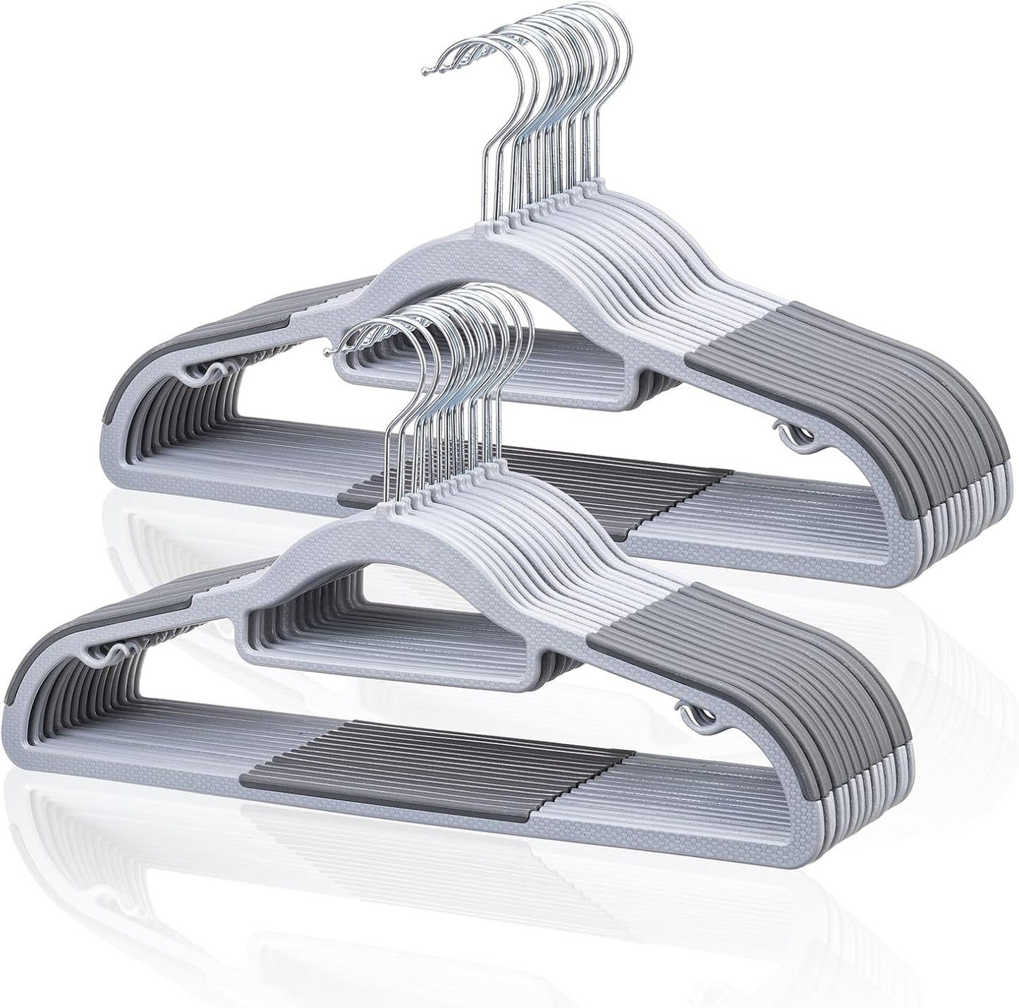 30-Pack Multifunctional Clothes Hangers – Non-Slip, Space-Saving, Durable Wardrobe Organizer for All Types of Garments