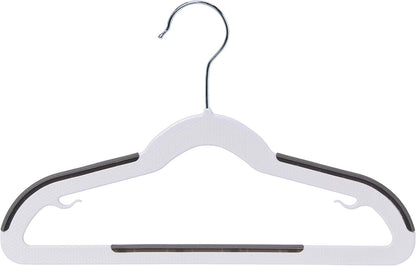 30-Pack Multipurpose Non-Slip Clothes Hangers – Essential Closet Organizer, Adult & Kids Friendly (Height: 8.4in/21cm)