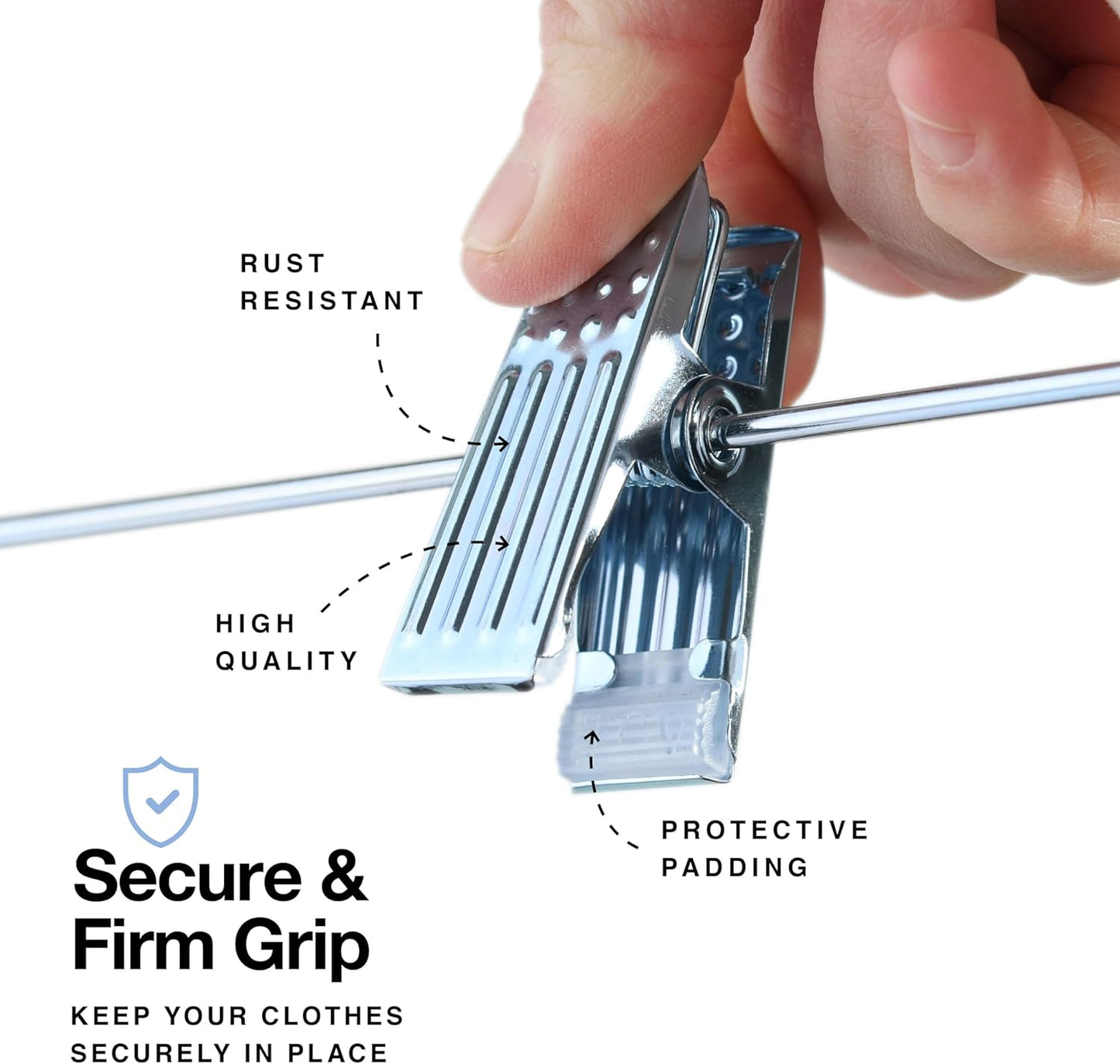 10-Pack Velvet Hangers with Adjustable Clips – 360° Swivel Hook Non-Slip Hangers for Pants, Skirts, Scarves