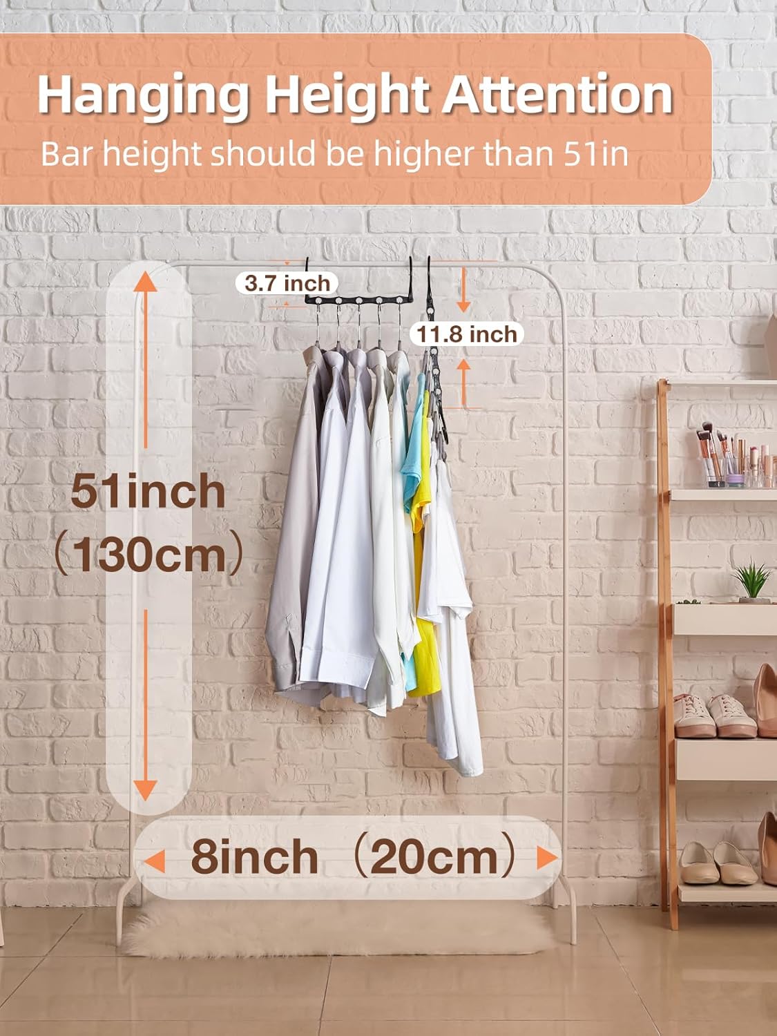 10-Pack Closet Space Saving Hanger Chains – Multi-Layer Metal Clothes Organizers for Efficient Wardrobe Storage